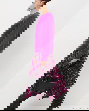 Medicine pulover culoarea violet