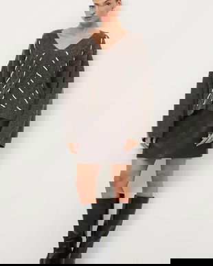 Medicine fusta culoarea maro, mini, drept