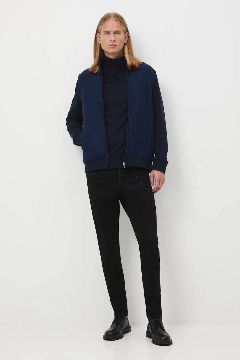 Medicine bluza culoarea albastru marin