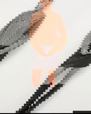 Medicine cardigan culoarea bej