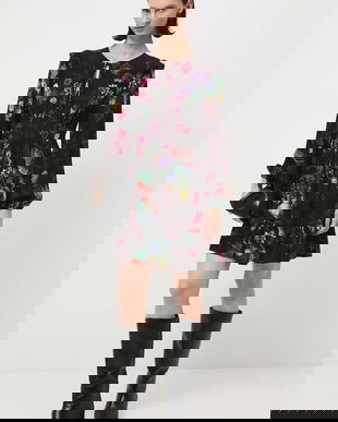 Medicine rochie culoarea bordo, mini, evazati