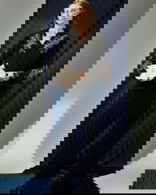 Medicine bluza culoarea negru, cu imprimeu