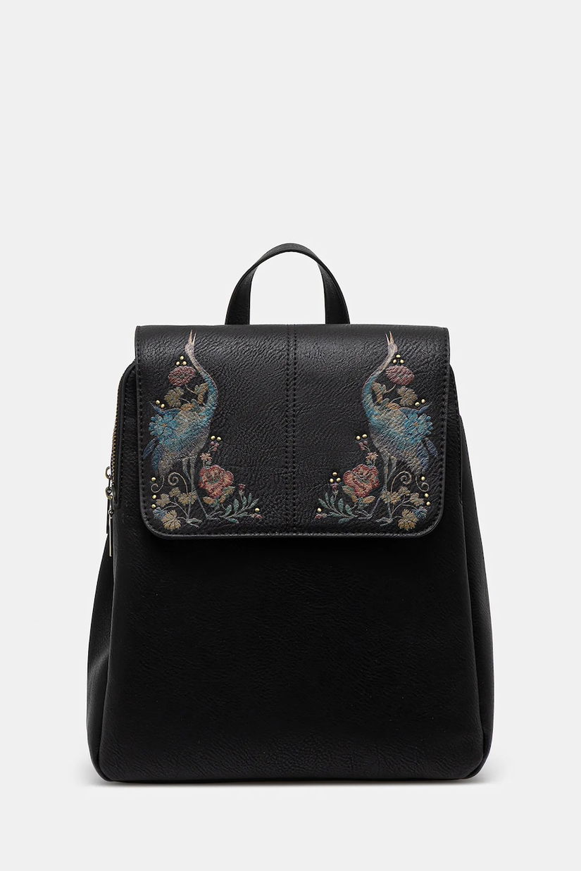 Medicine rucsac culoarea negru, mare, cu imprimeu