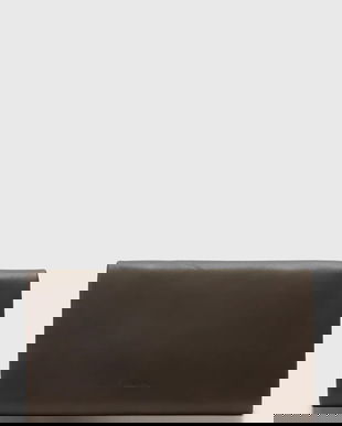 AllSaints portofel de piele HARLUNA culoarea maro, W208XD