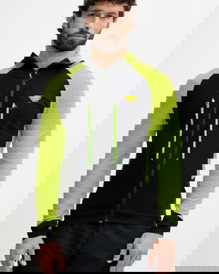 Dynafit hanorac în aer liber Mezzalama Race culoarea verde, cu glugă, 08.0000071980