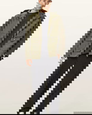 AllSaints pantaloni DECOY culoarea negru, drept, M029TC