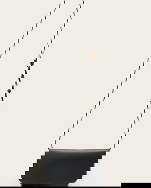 AllSaints poșetă de piele MAEVE culoarea negru, W268XD