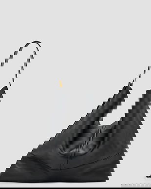 AllSaints poșetă de piele ASHA culoarea negru, W400XC