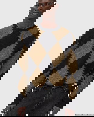 AllSaints pulover din amestec de lână BOWER culoarea negru, M066KD