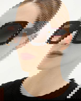 Carolina Herrera ochelari de soare culoarea maro, HER 0322/S