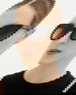 Love Moschino ochelari de soare culoarea negru, MOL095/S