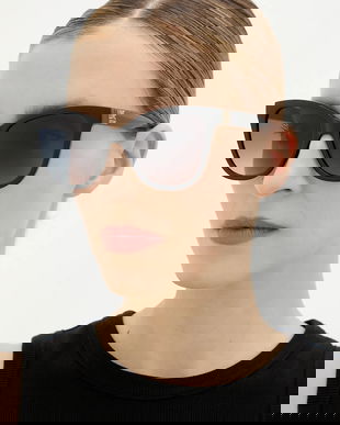 Love Moschino ochelari de soare culoarea negru, MOL097/S