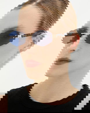 Marc Jacobs ochelari de soare culoarea auriu, MARC 496/S AIR