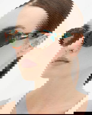 Bottega Veneta ochelari de soare culoarea maro, BV1392S