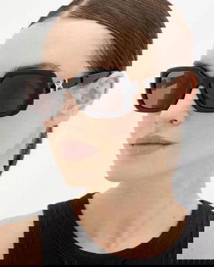 Chloé ochelari de soare culoarea negru, CH0333S