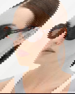 Saint Laurent ochelari de soare culoarea maro, SL 594