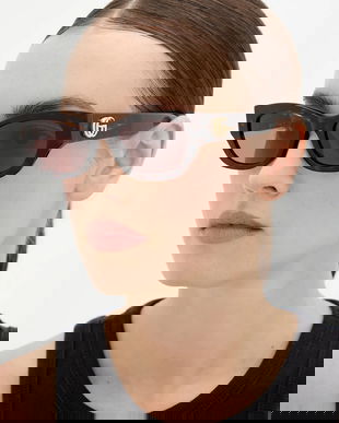 Gucci ochelari de soare culoarea maro, GG1954SA