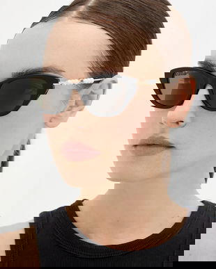 Gucci ochelari de soare culoarea negru, GG1968S