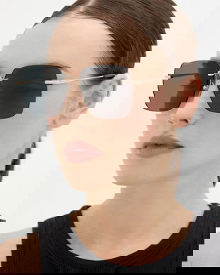 Gucci ochelari de soare culoarea auriu, GG1955SA