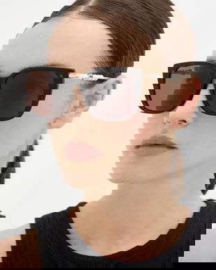 Gucci ochelari de soare culoarea maro, GG1971SA