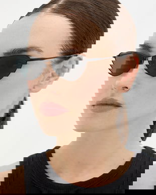 Saint Laurent ochelari de soare culoarea negru, SL 830