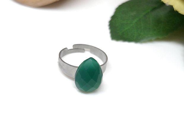 Inel onix verde