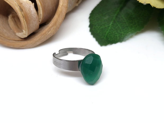 Inel onix verde