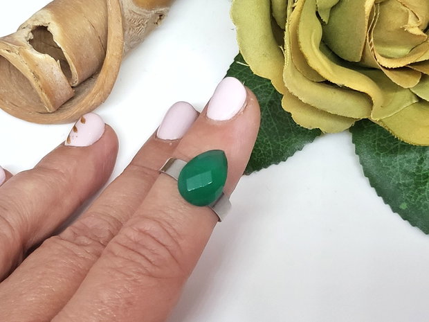Inel onix verde