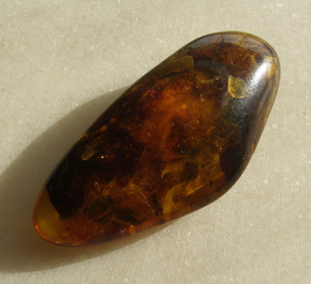 Chihlimbar Lituania - aprox 13x25.5x55.5 mm