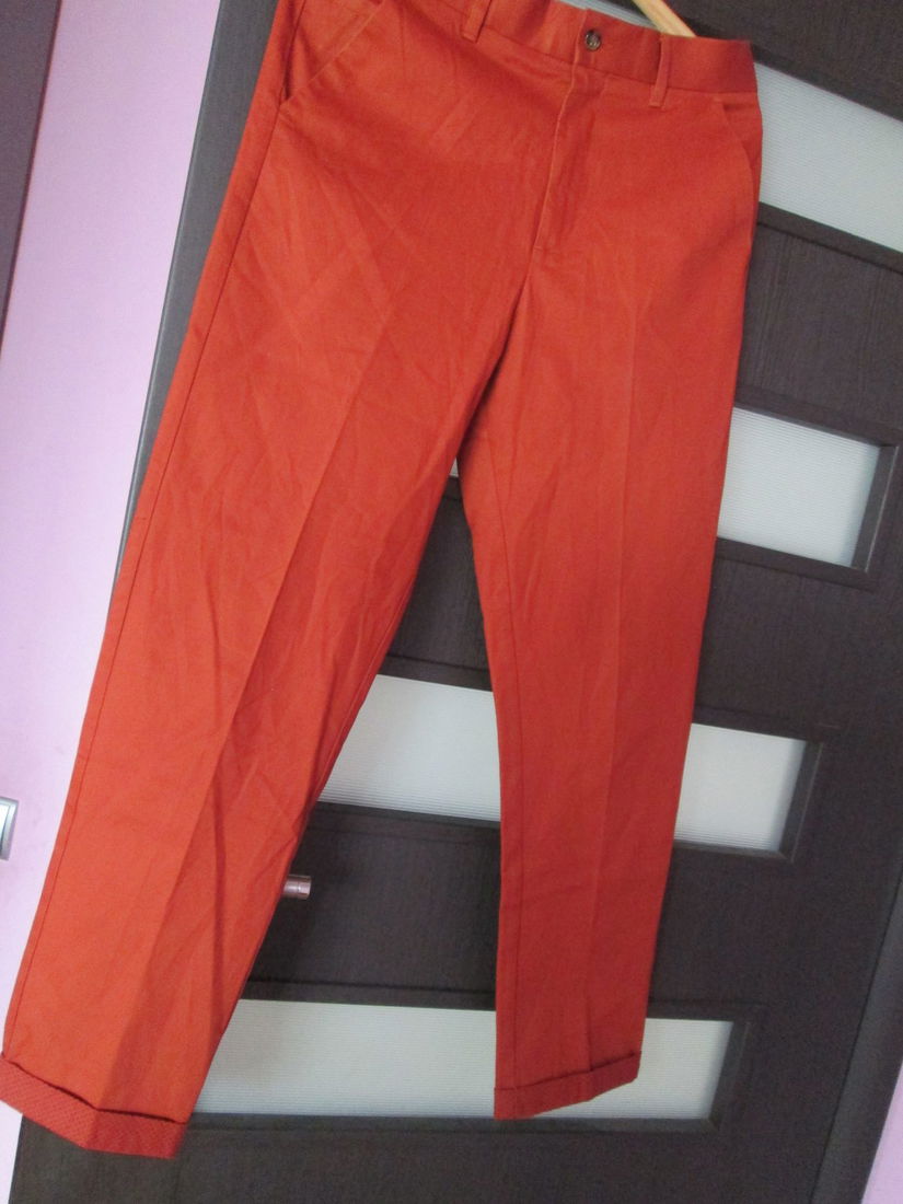 pantaloni caramizii Zaraman 38
