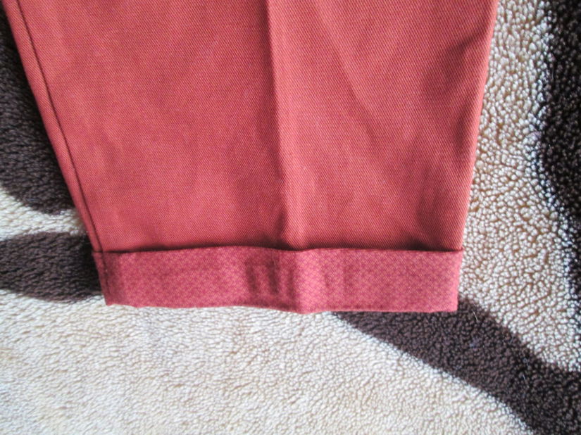 pantaloni caramizii Zaraman 38