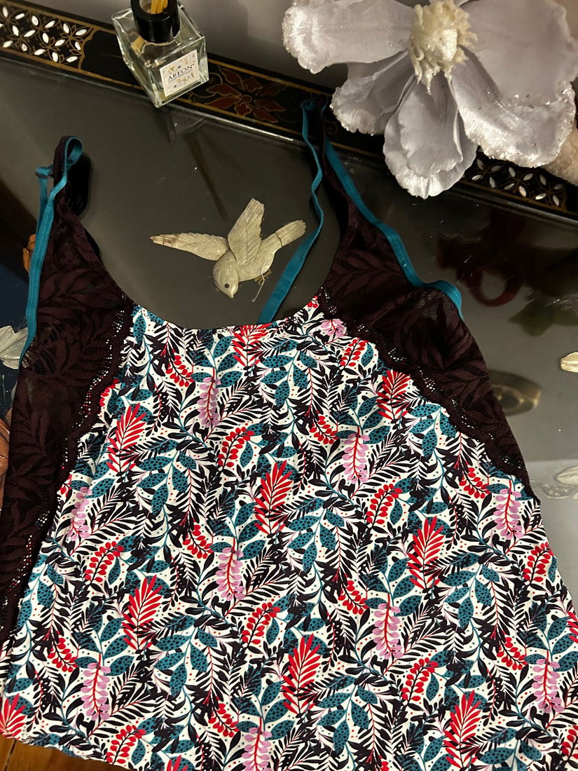Pijama cu dantela mov 40