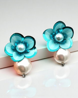 Rezervat Cercei - BLUE Glam Flowers