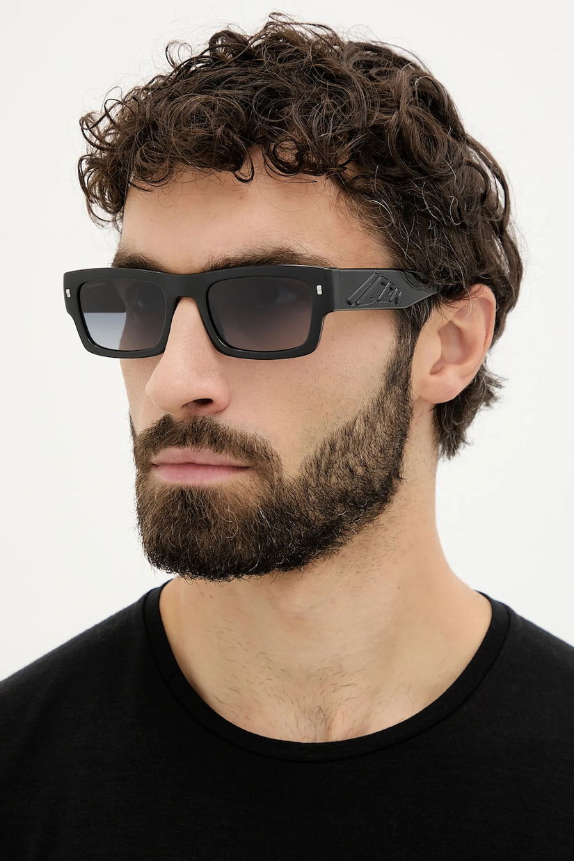 DSQUARED2 ochelari de soare culoarea negru, ICON 0027/S