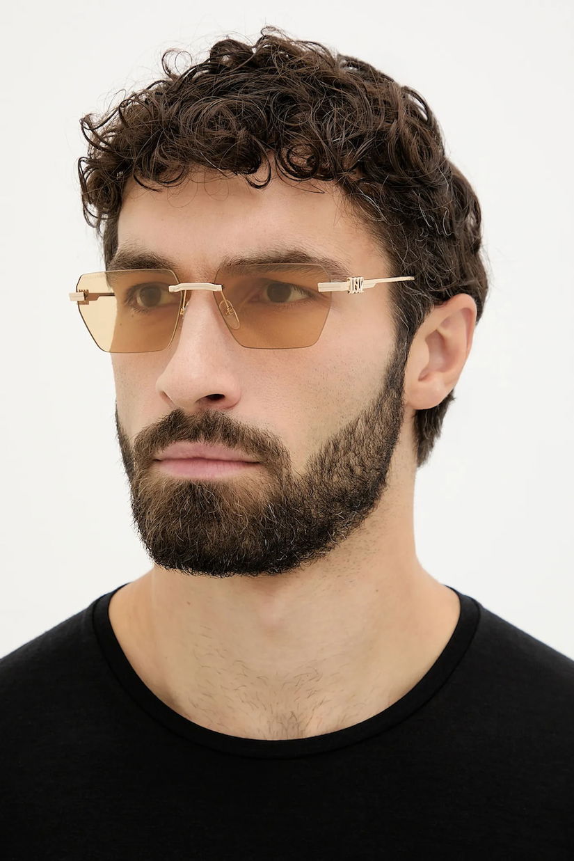 DSQUARED2 ochelari de soare culoarea auriu, D2 0102/S