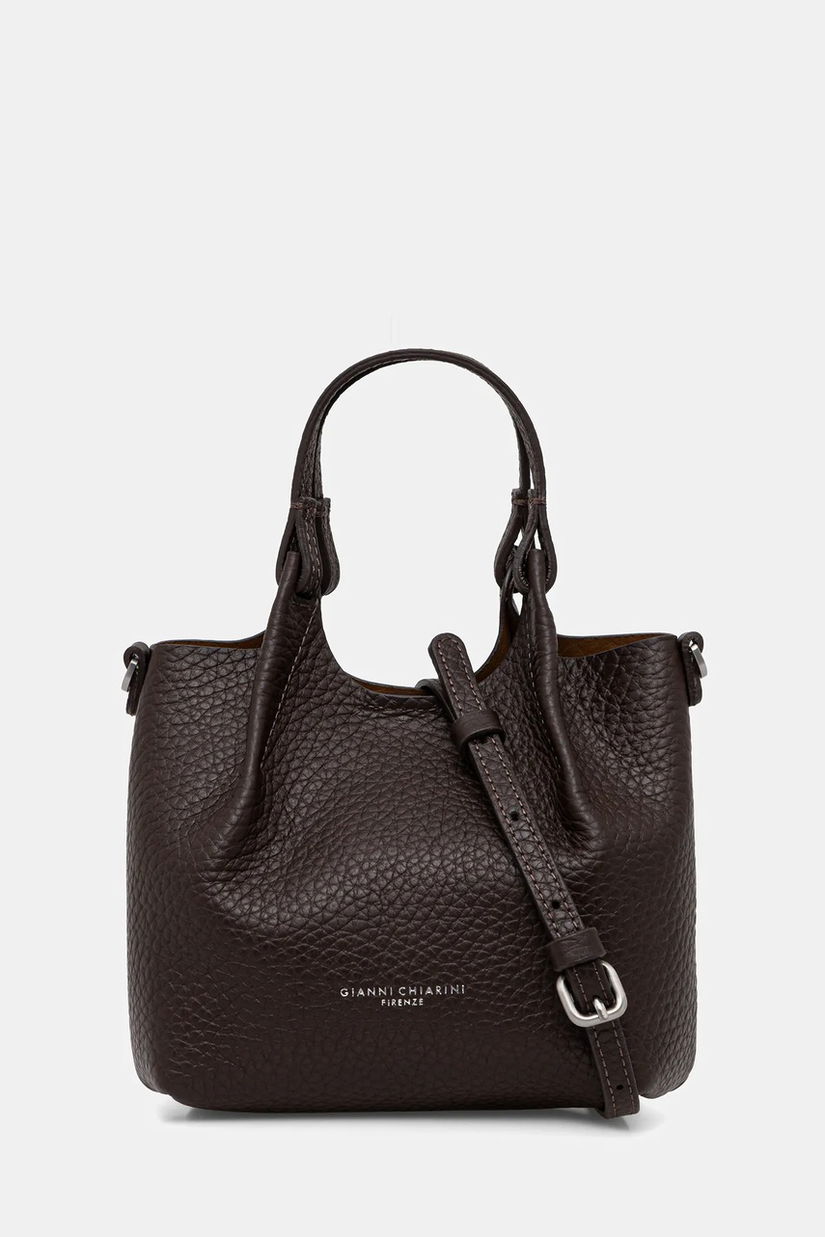 Gianni Chiarini poșetă de piele DUA culoarea argintiu, BS 9718 RNGDBL