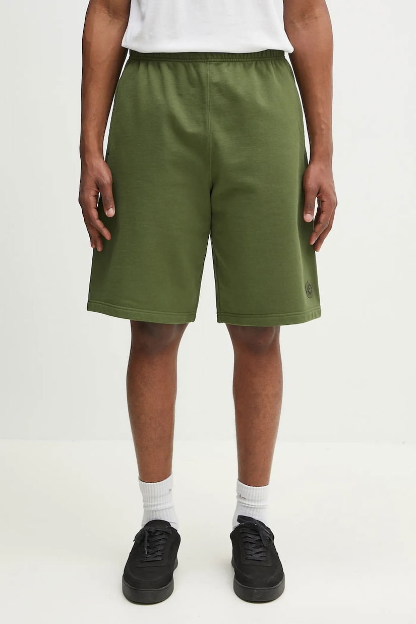Kenzo pantaloni scurți din bumbac Boke Flower 2.0 bărbați, culoarea verde, FF55PA8334MC.50