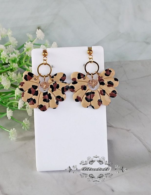 Cercei animal print