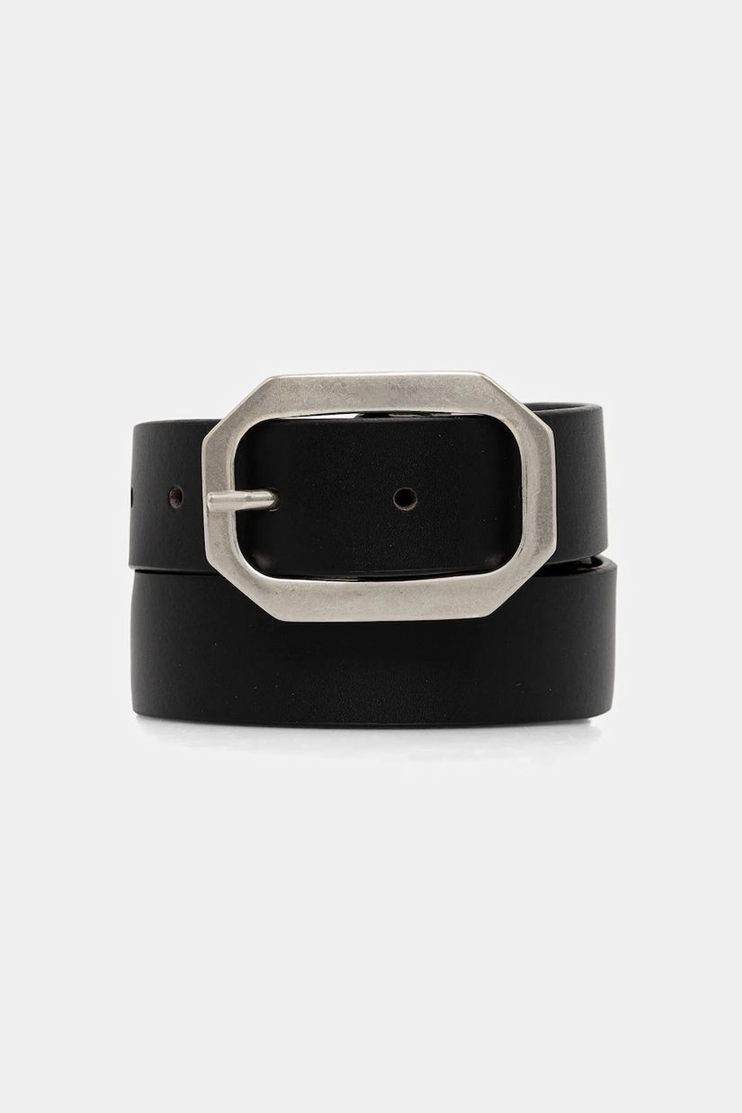 Sisley curea de piele culoarea negru, 6SRVWL03D