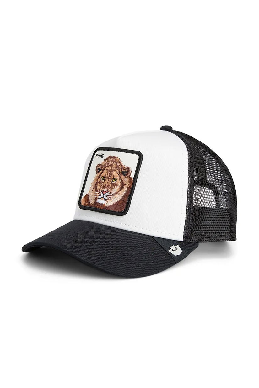 Goorin Bros șapcă de baseball din amestec de bumbac King Trucker culoarea alb, 101-2459