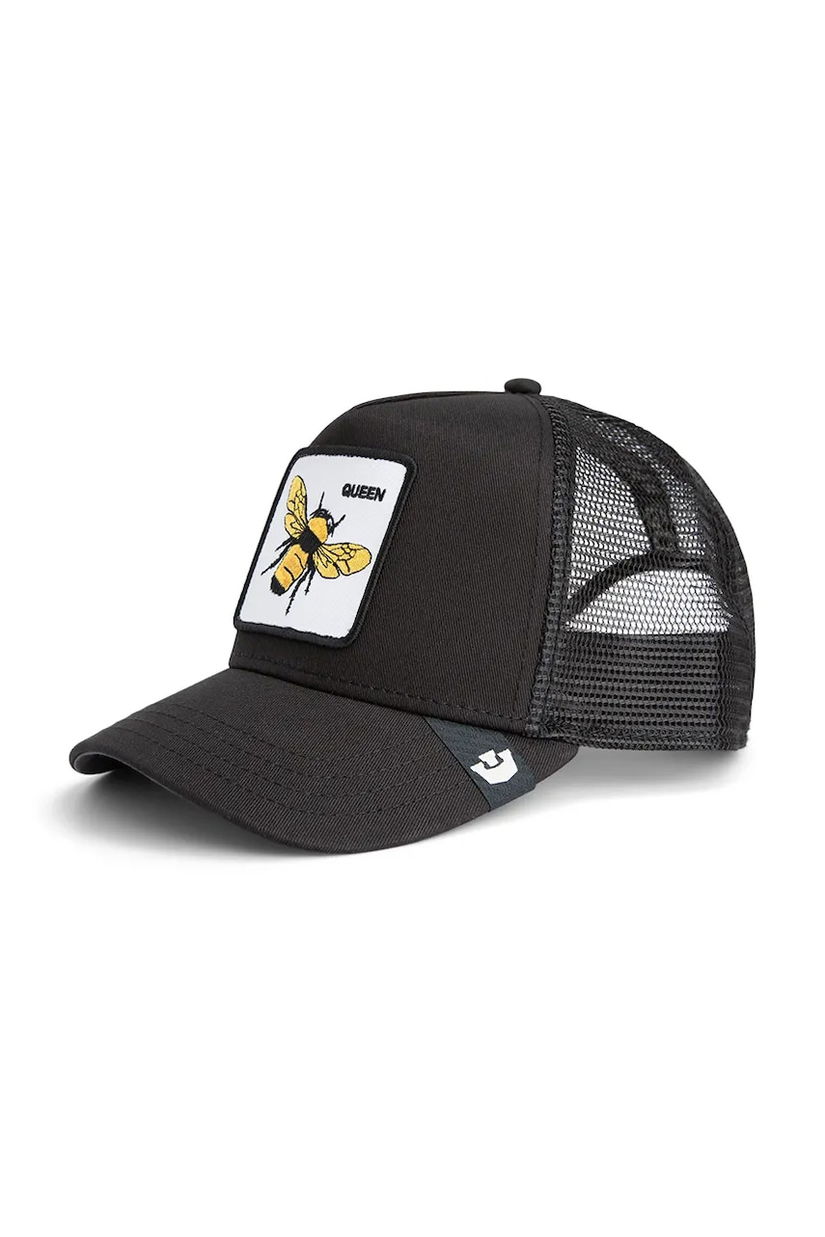 Goorin Bros șapcă de baseball din amestec de bumbac Queen Trucker culoarea negru, 101-2537