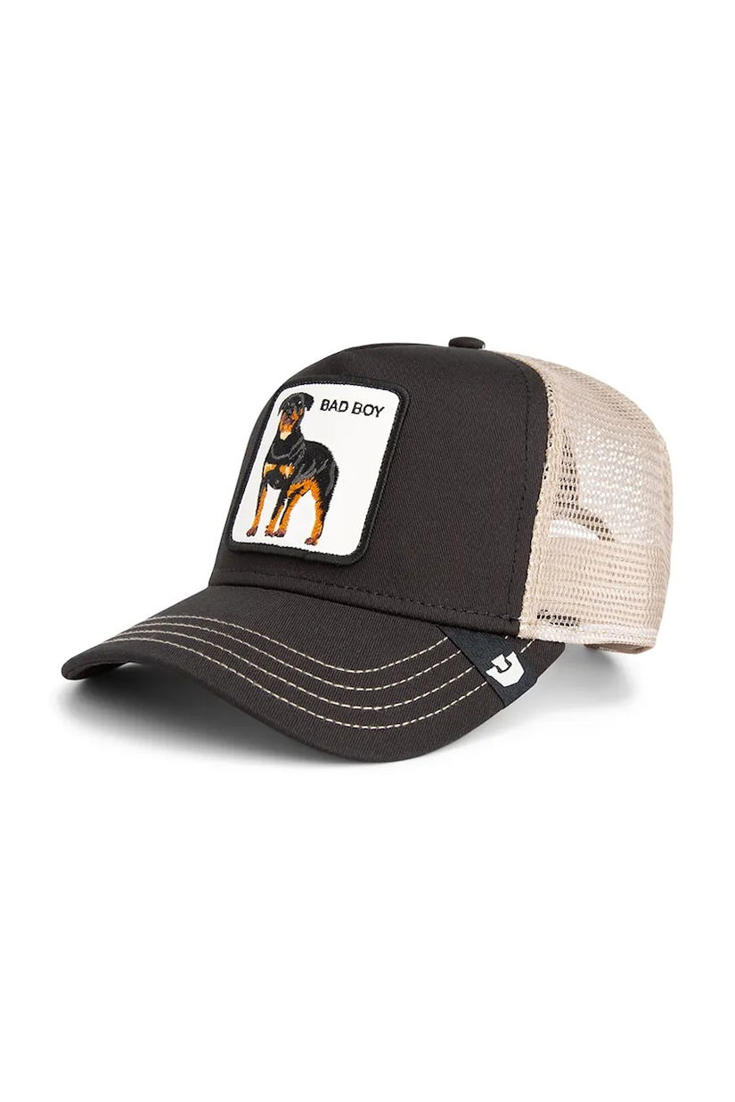 Goorin Bros șapcă de baseball din amestec de bumbac Bad Boy Trucker culoarea negru, 101-2538