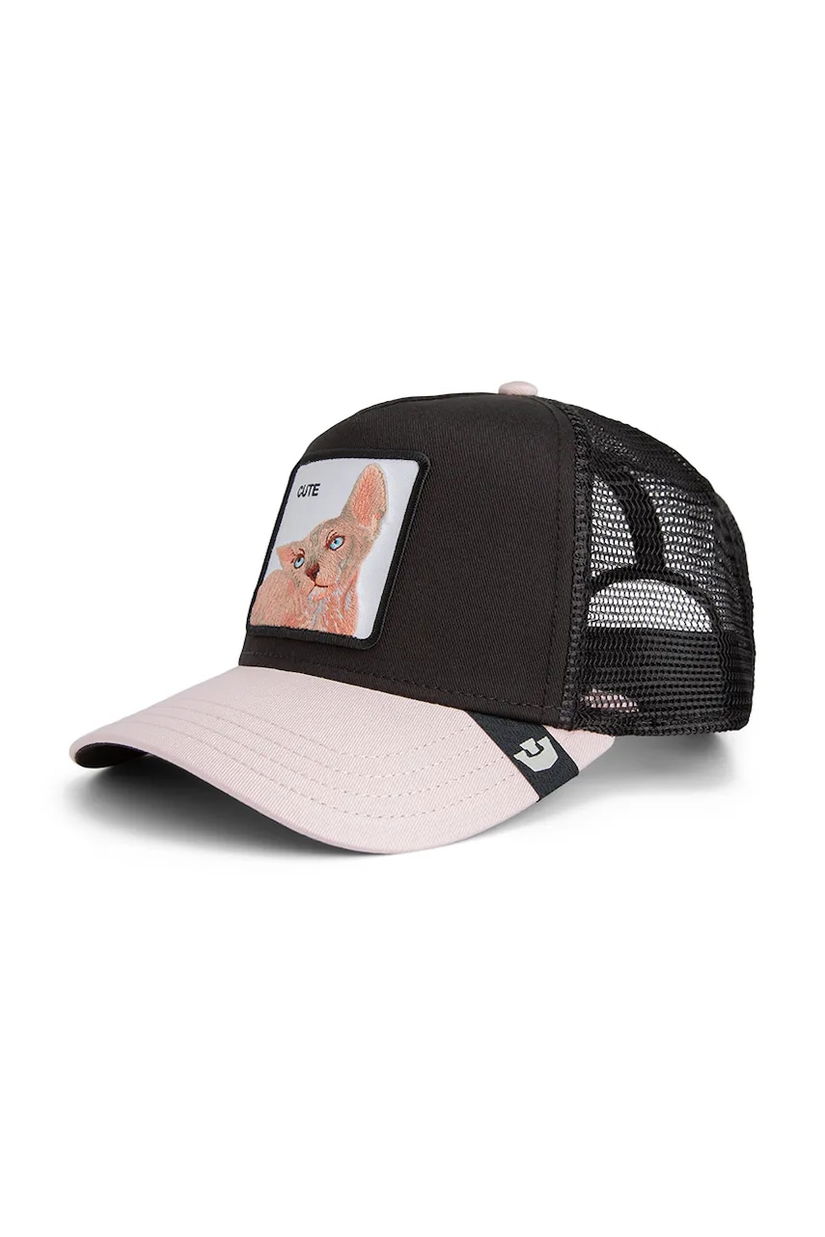 Goorin Bros șapcă de baseball din amestec de bumbac The Sphynx culoarea negru, 101-2402