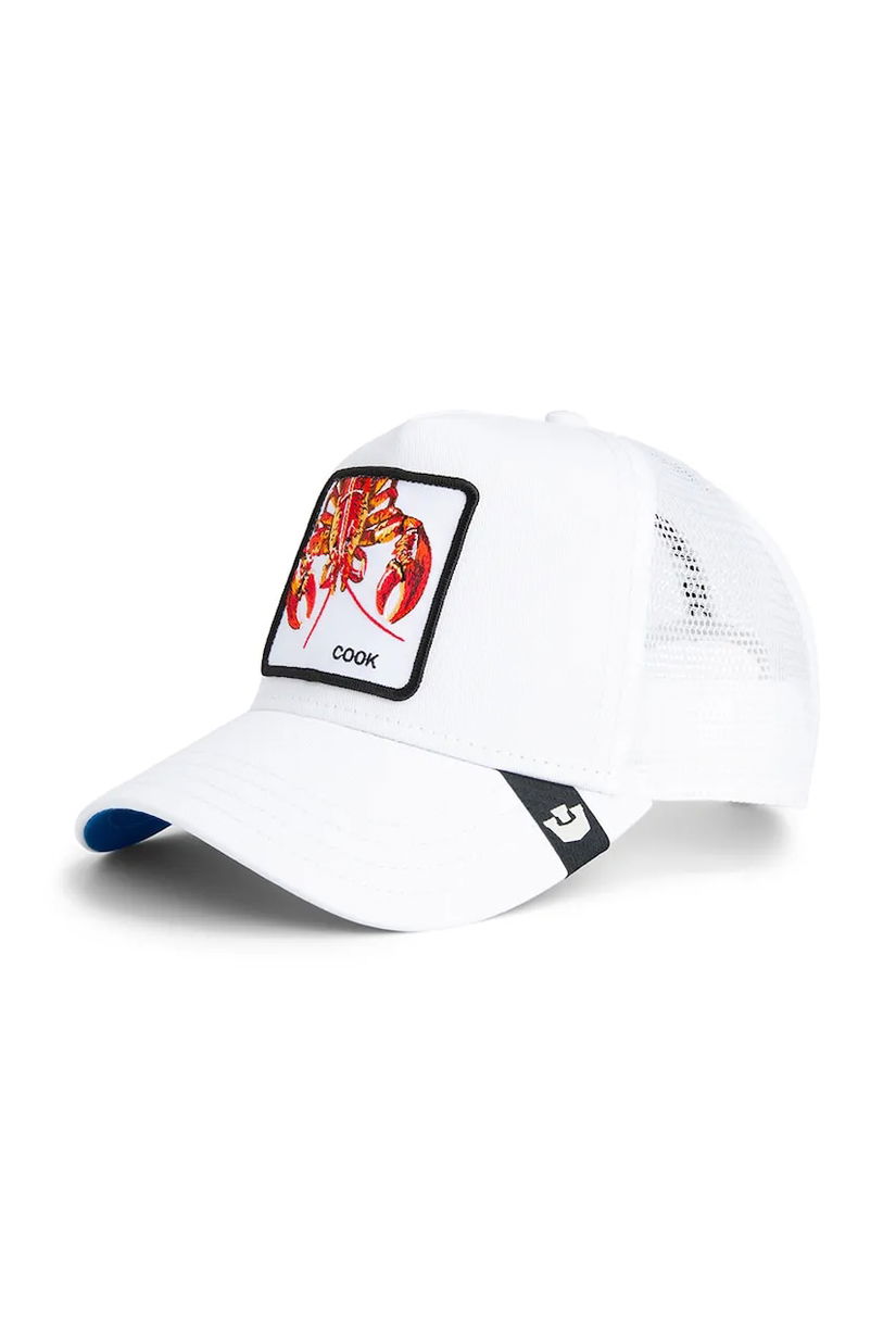 Goorin Bros șapcă de baseball din amestec de bumbac Lemme Cook culoarea alb, 101-2424