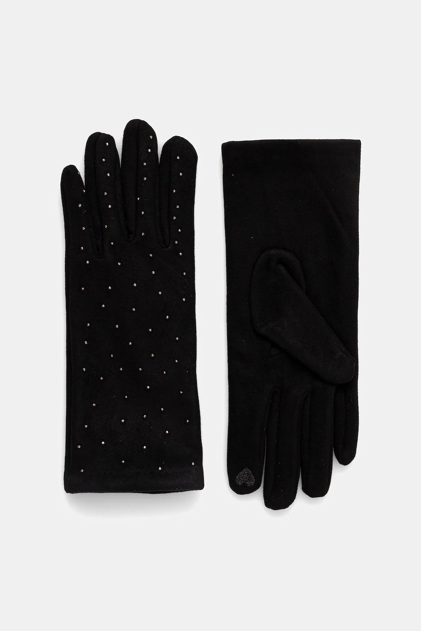 Sisley mănuși culoarea negru, 6G0UWG006