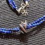 Colier argint X3 lapis lazuli charm argint dragon minimalist boho chic trendy - Transport gratuit