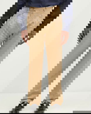 Paul Smith pantaloni bărbați, culoarea bej, mulata, M1R-408Z-P01934