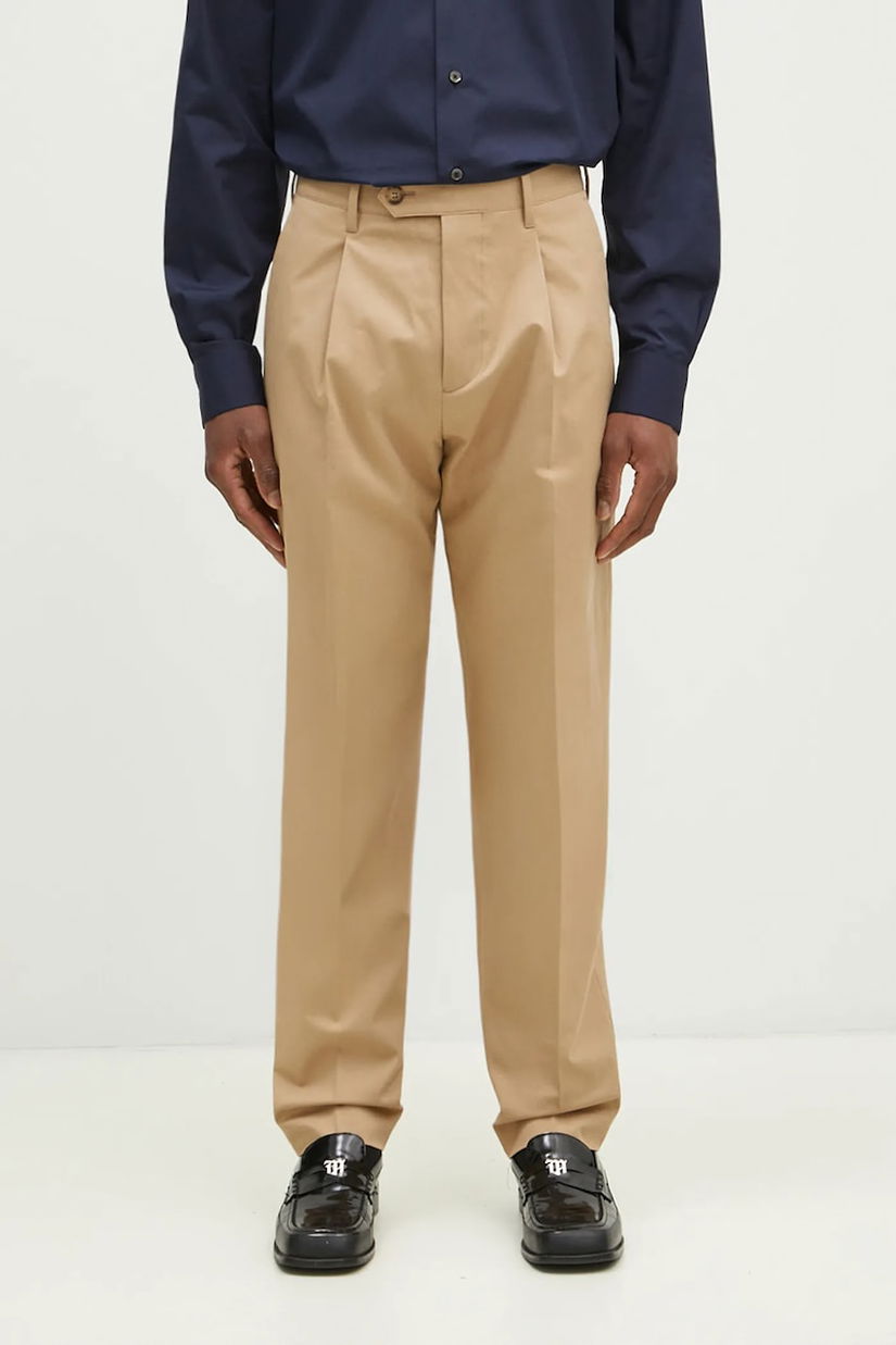 Paul Smith pantaloni bărbați, culoarea bej, mulata, M1R-408Z-P01934