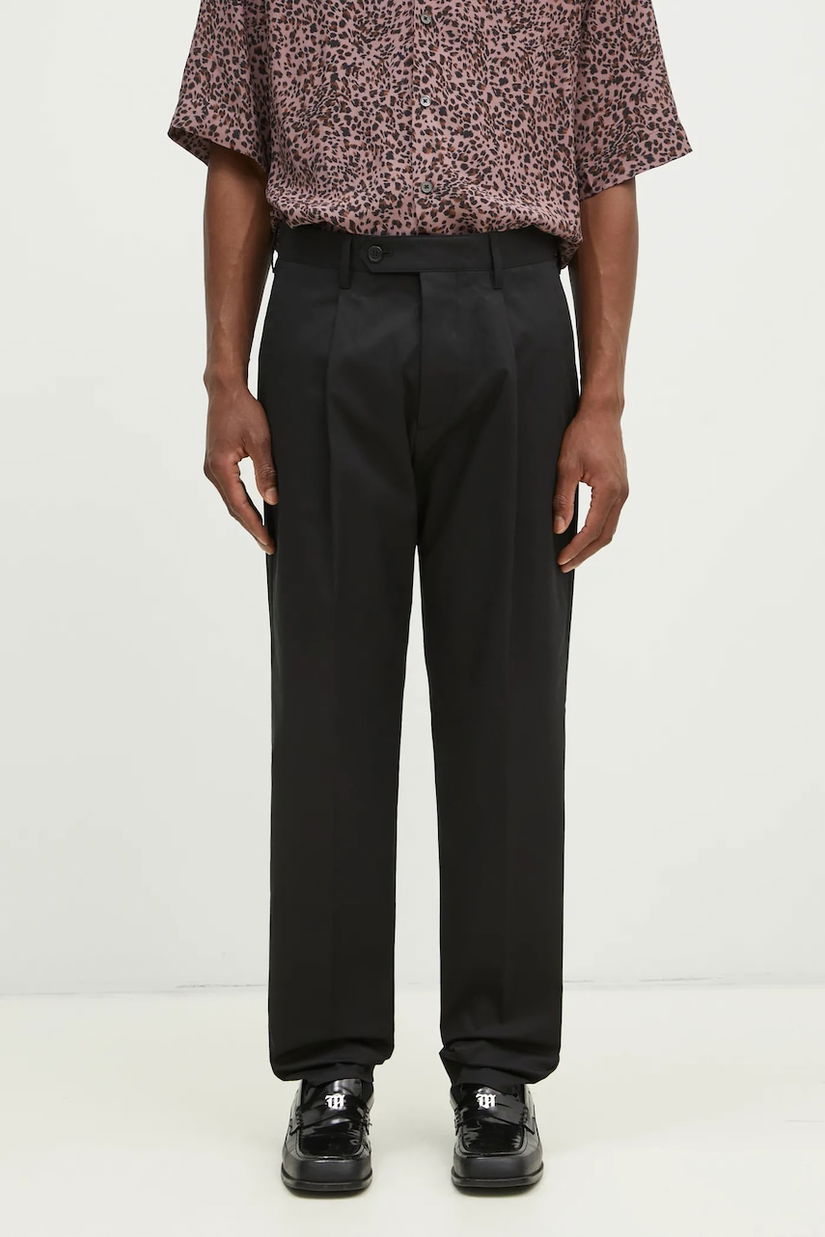 Paul Smith pantaloni bărbați, culoarea negru, mulata, M1R-408Z-P01934