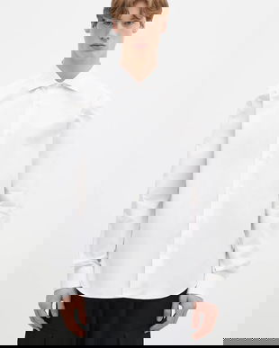 Paul Smith cămașă din bumbac bărbați, culoarea alb, cu guler clasic, slim, M1R-790Y-M00050